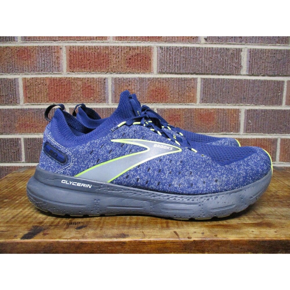 Brooks Mens Glycerin 20 1103841D404 Blue StealthFit Running Shoes Sneakers 13 D